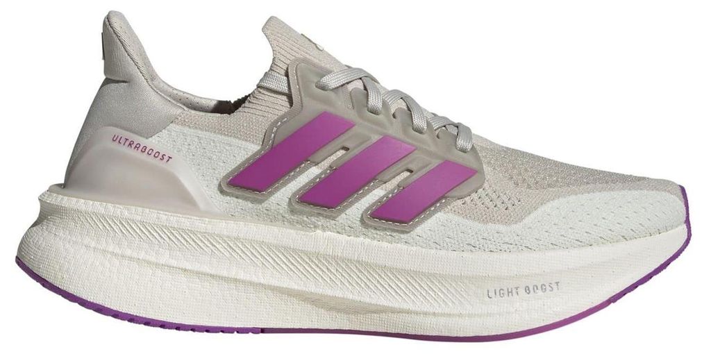 Adidas - "Ultraboost 5" Schuhe für Damen GT26555 (37,5 EU) (Aluminium-Grau/Violett/Elfenbein)
