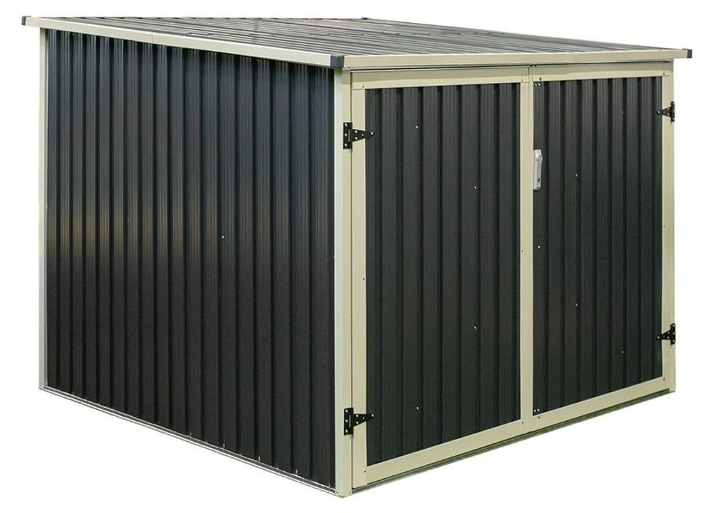 Westmann garážový box na bicykle antracitový 200x203x158 cm Obrázok produktu 