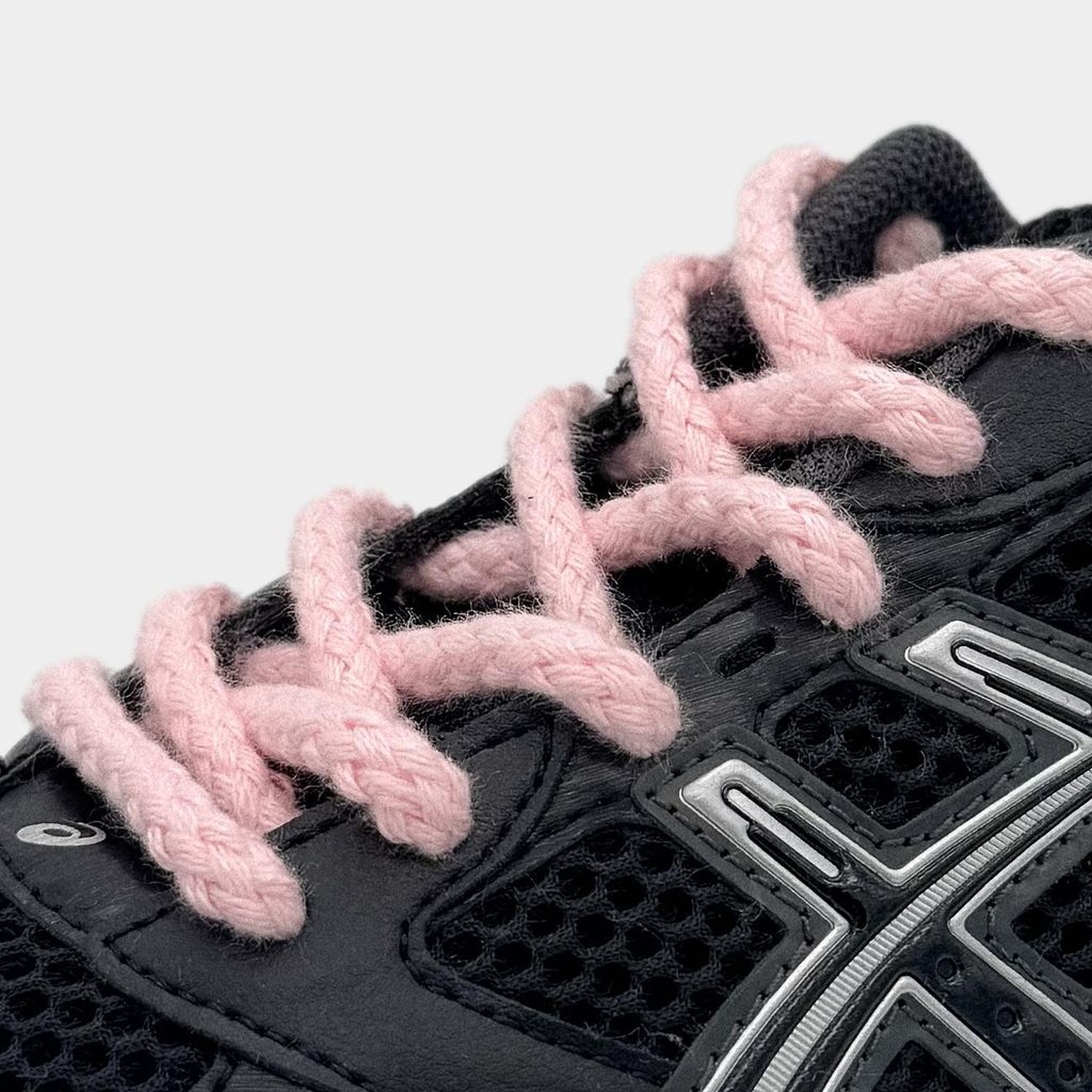 Cord Laces ROPE Chunky Sneaker Schnürsenkel Air Force 1 weiß cream rosa schwarz - 120 cm, Rosa