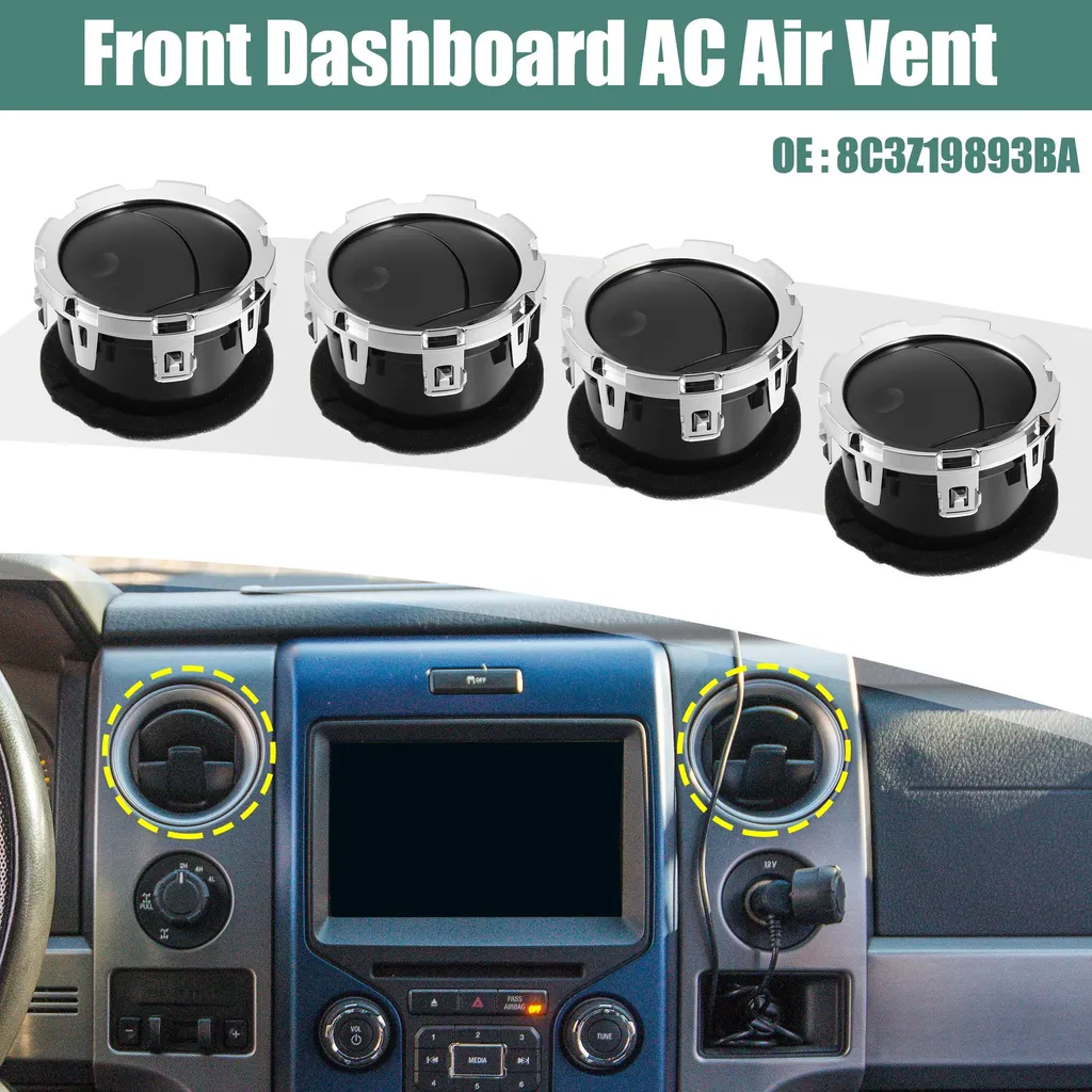 Aérateur de Rechange Ford F-250 pour Climatisation et Chauffage - 4pcs