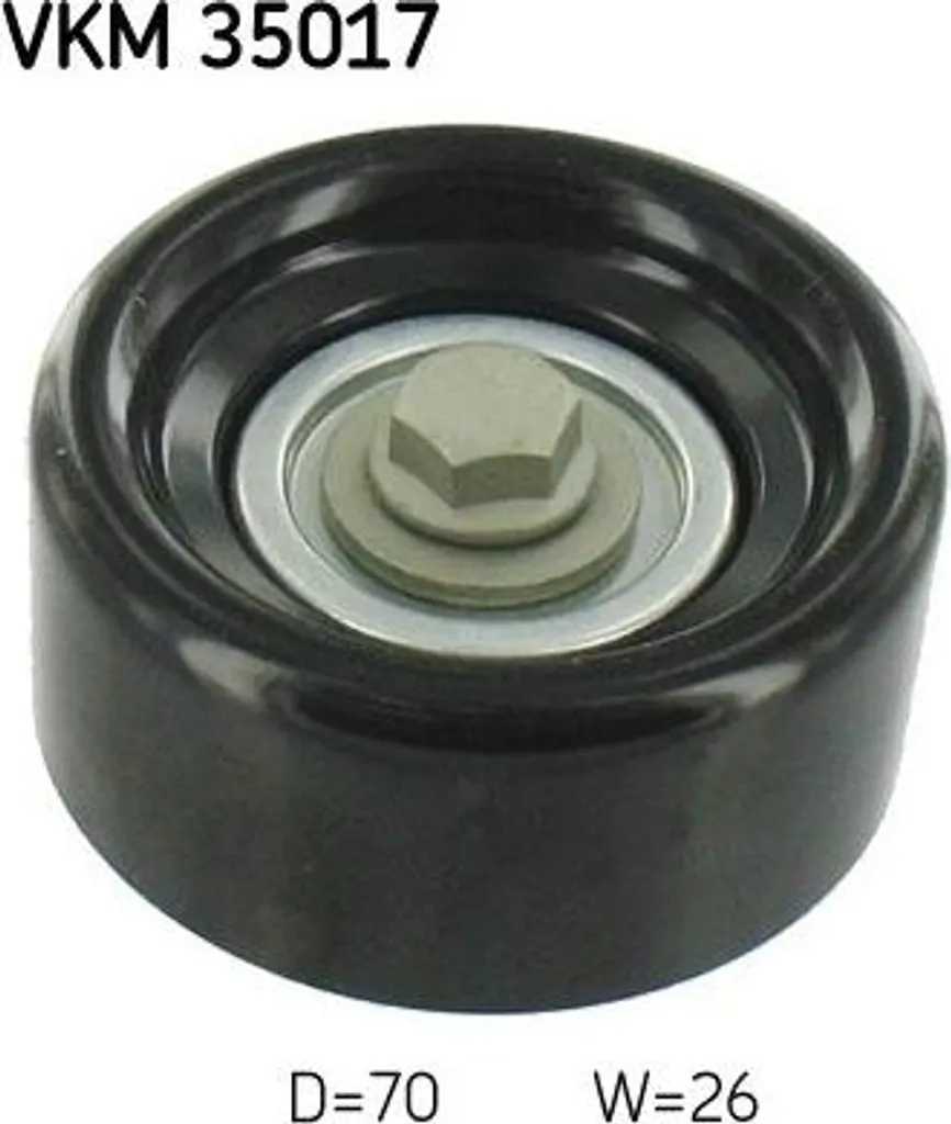 Supprimer bruits courroie avec le galet SKF VKM 35017 pour Astra J