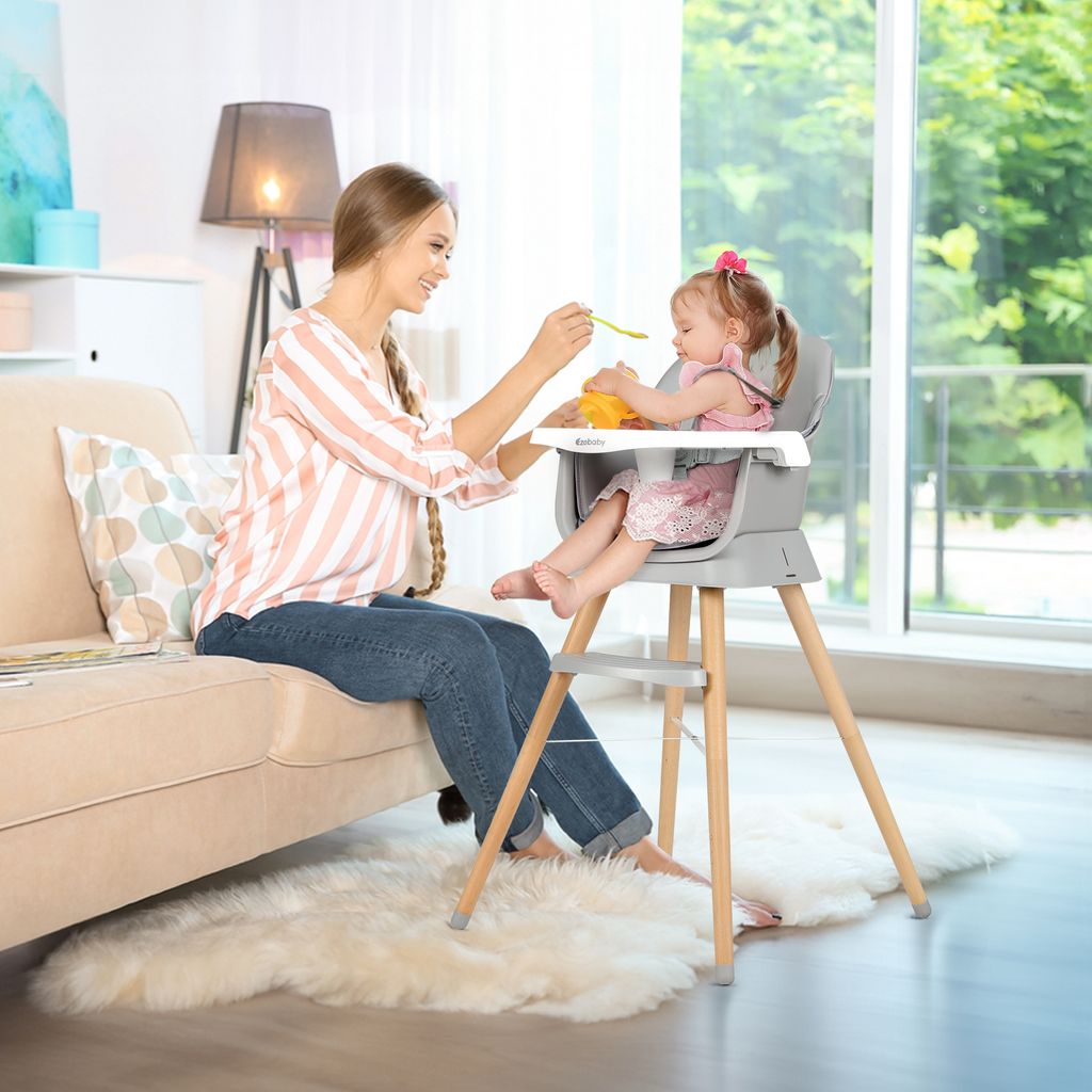 Ezebaby Hochstuhl Baby Sitzerhöhung Kinderstuhl 6-in-1 Produktbild 5