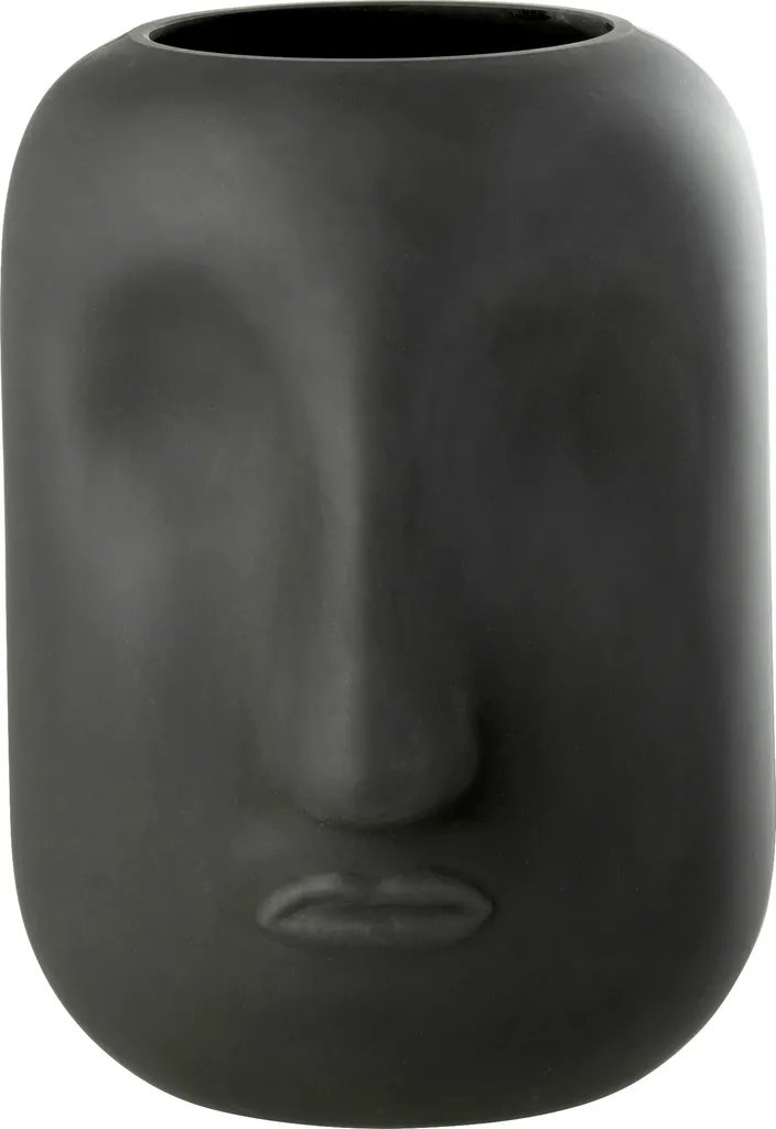 Vase en verre noir Noe J-Line : Habillez vos coins vides avec élégance