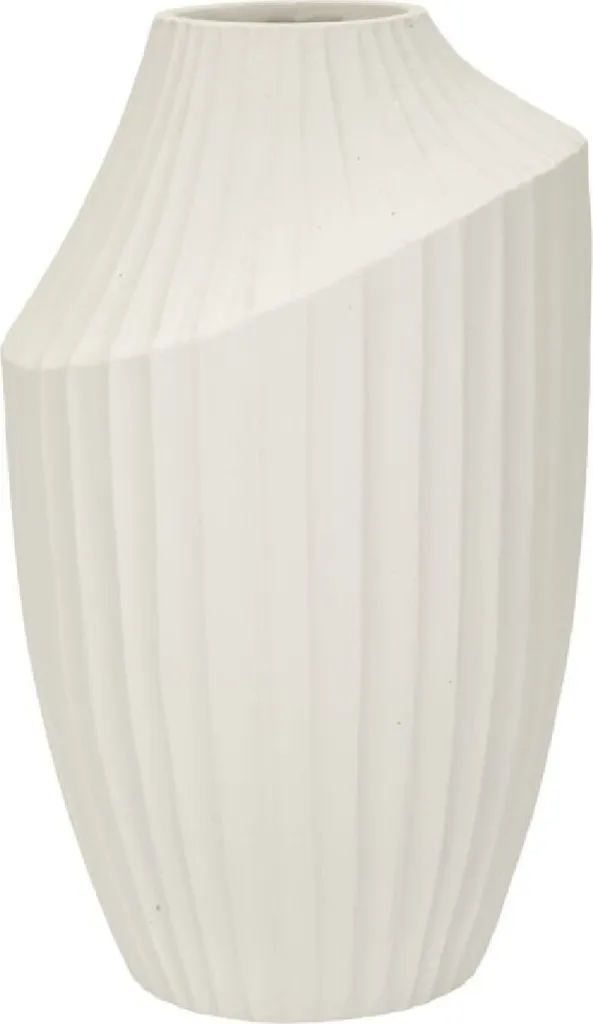 Grand vase décoratif crème Mauro Ferretti 38 cm pour bouquet chic