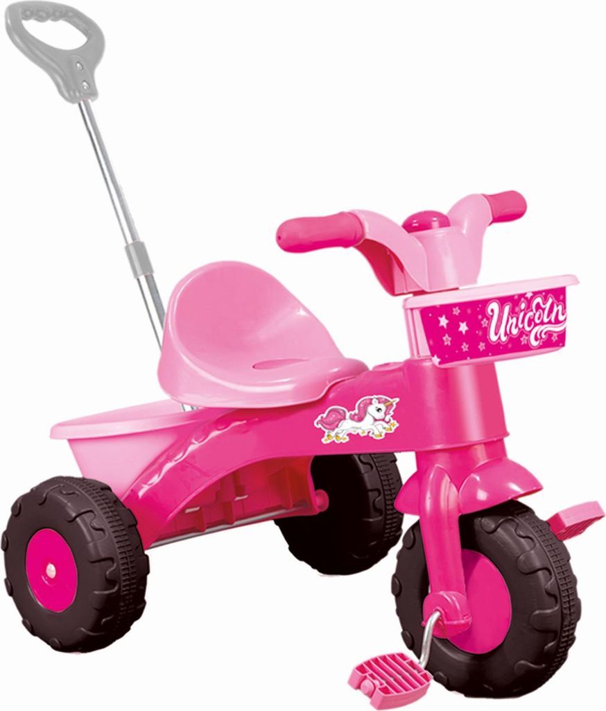 DOLU Unicorn tricycle+pole 2504 25043