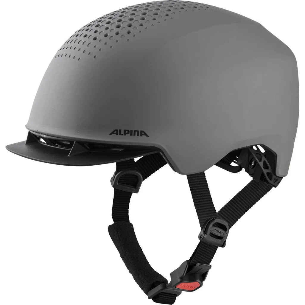 Alpina Sports IDOL Demi-Casque Coque Dure à Visière Matt Noir 55-59 cm