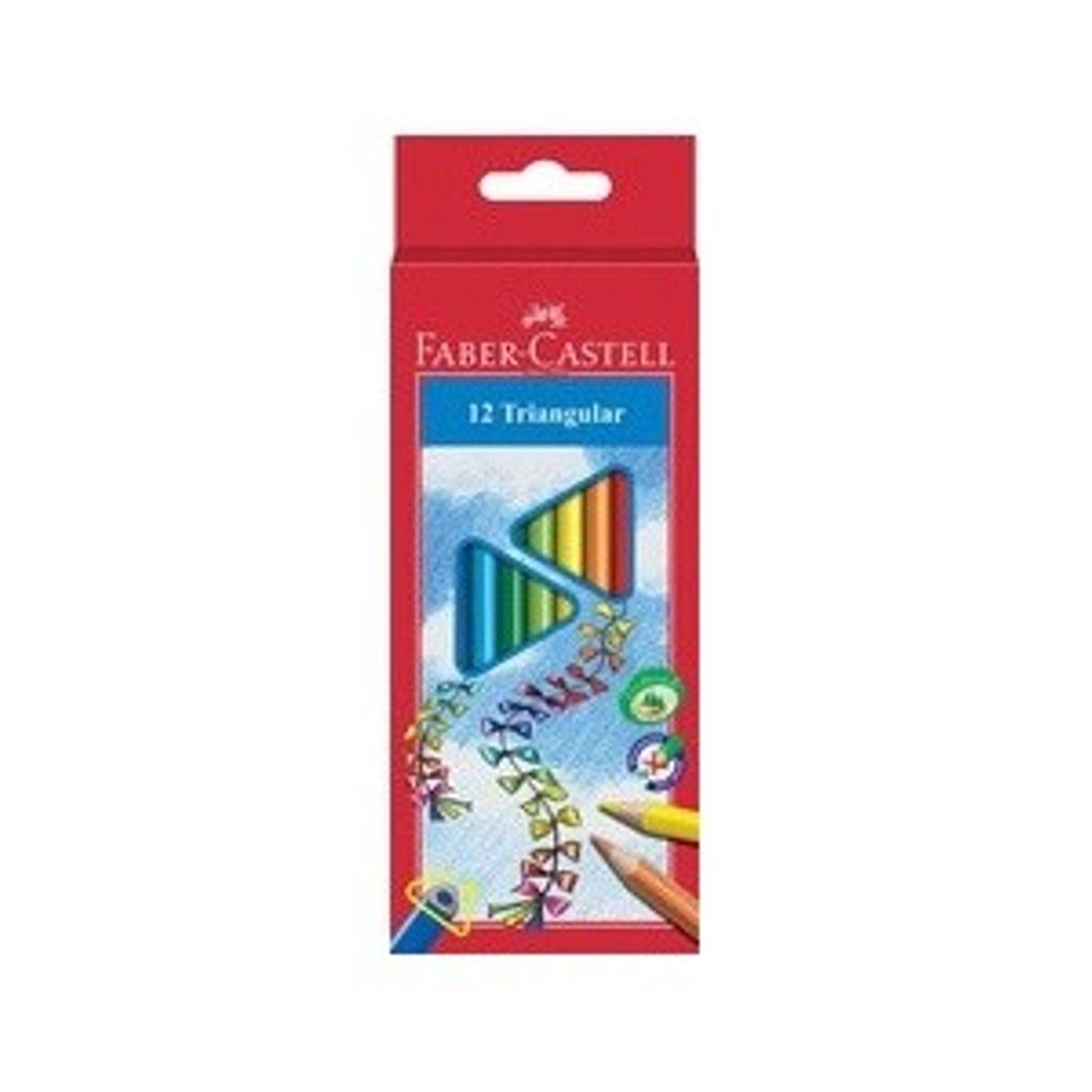 FABER-CASTELL Dreikant Buntstifte 12er Etui