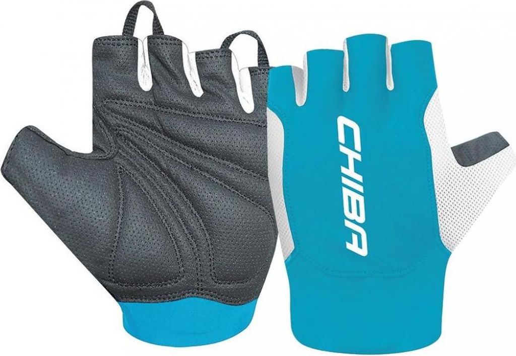 Chiba Handschuhe Mistral kurz Gr. XXL / 11, schwarz/türkis