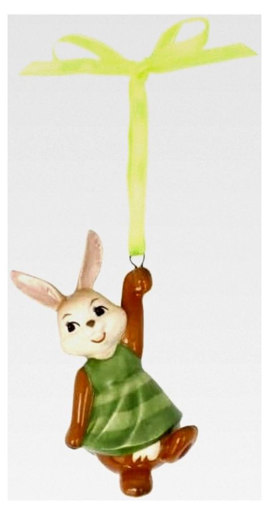 Hängende Minihasen für den Osterstrauß - 6cm