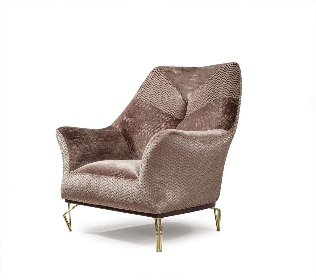 Sessel Design Wohnzimmer Polster Holz Polster Moderne Luxus Produktbild 