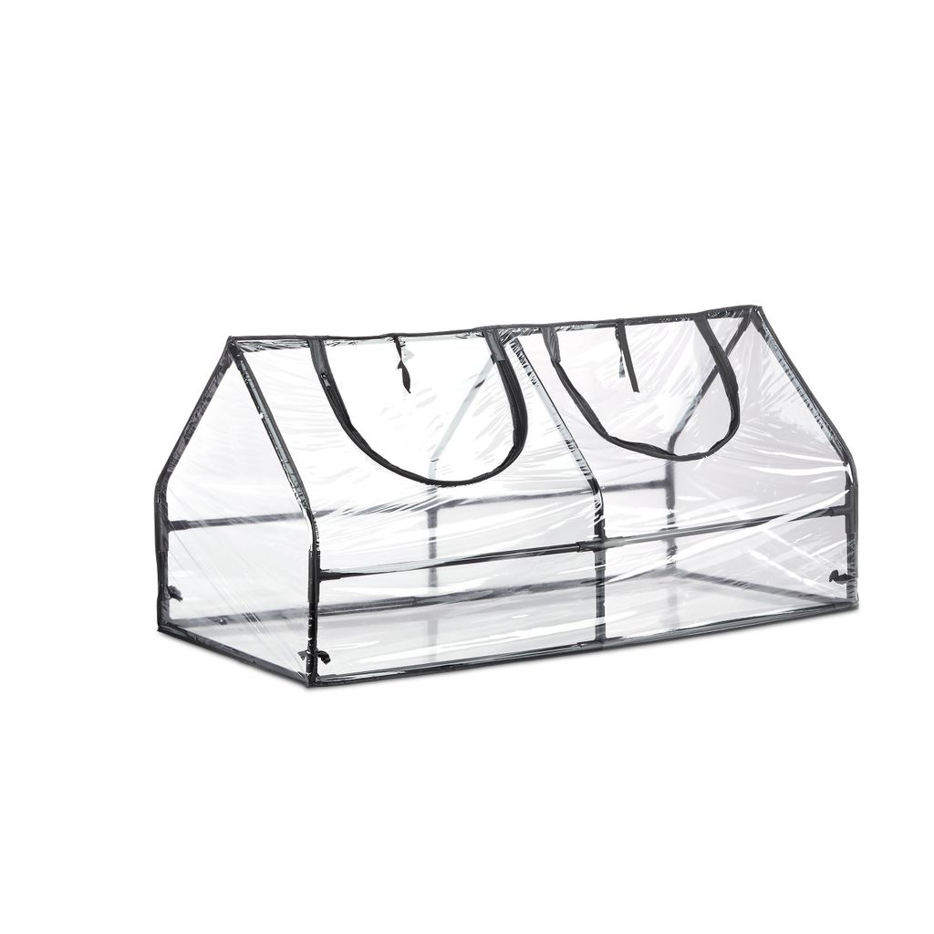 relaxdays Folienfrühbeet PVC mit 2 Fenstern Produktbild 8