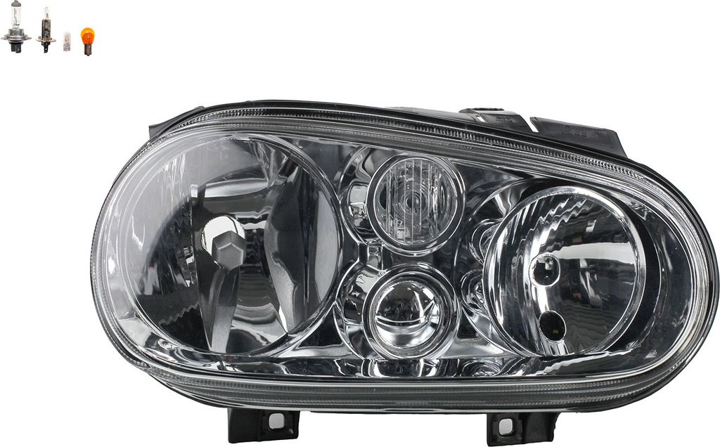 Johns, Scheinwerfer Halogen passend für VW Golf IV 1J 08/97-06/2005 Rechts Leuchtmittel 1J1941018F 1J1941018B