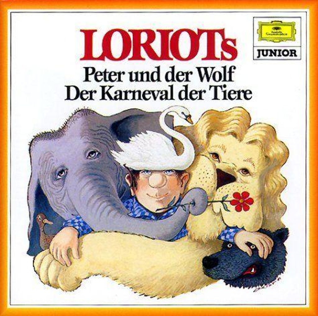 Loriots Peter und der Wolf / Der Karneval der Tiere. CD Produktbild 
