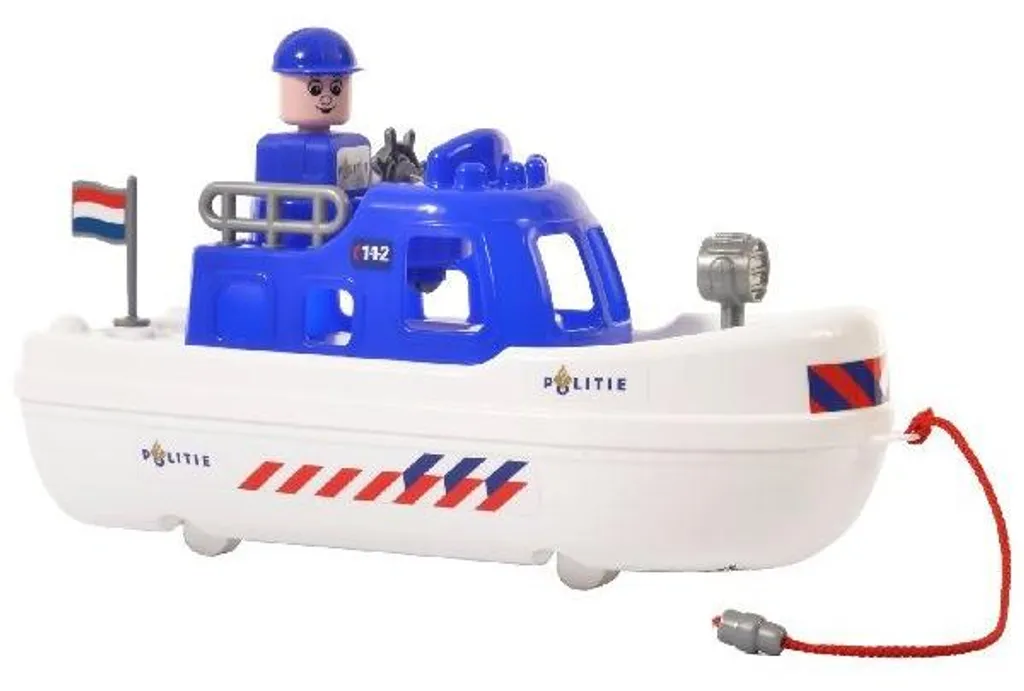 Bateau de police de base pour s'amuser dans le bain et à la piscine