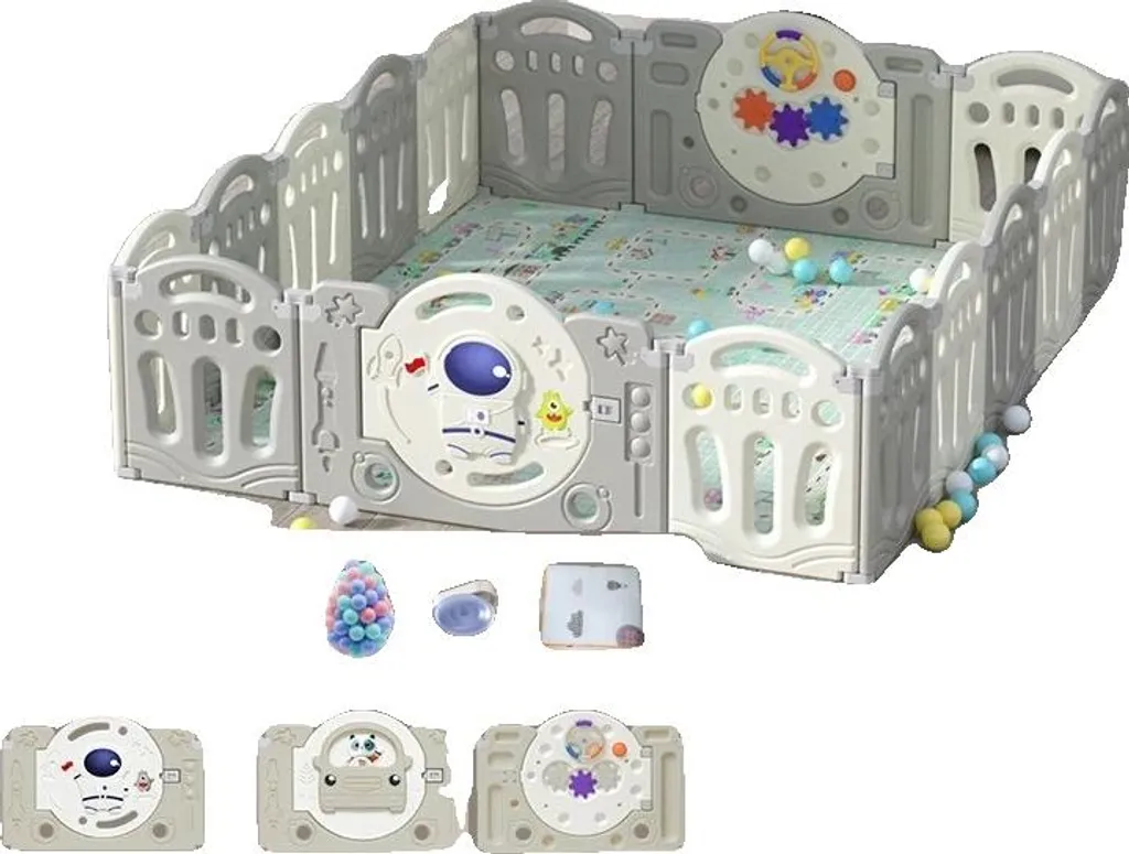 Aire de jeux pliable interactive YHY-1402 pour l'éveil des petits