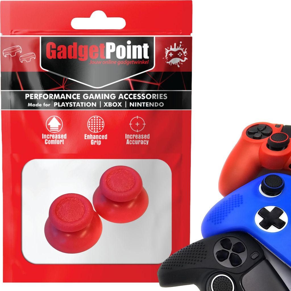 Thumbgrips - Thumb Grips voor PlayStation, PS5, Xbox X/S, One & Switch Pro Controller - Gaming Thumbgrips - Performance Anti-Slip Thumbsticks - Bes...