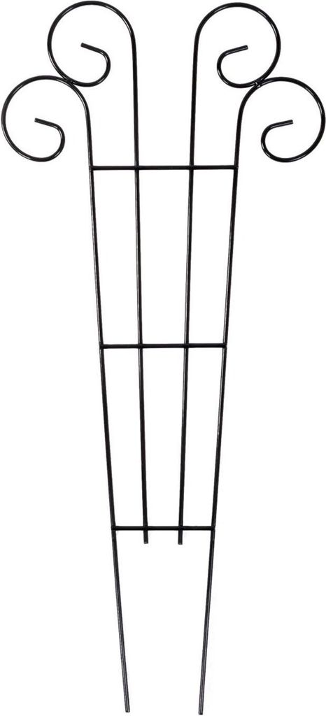 Metall Blumenspalier 62x28cm Rankhilfe Pflanzenstütze Produktbild 