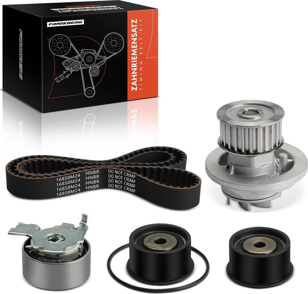 Frankberg 1x Zahnriemensatz Zahnriemen Wasserpumpe für Opel Astra G Caravan T98 CC Stufenheck