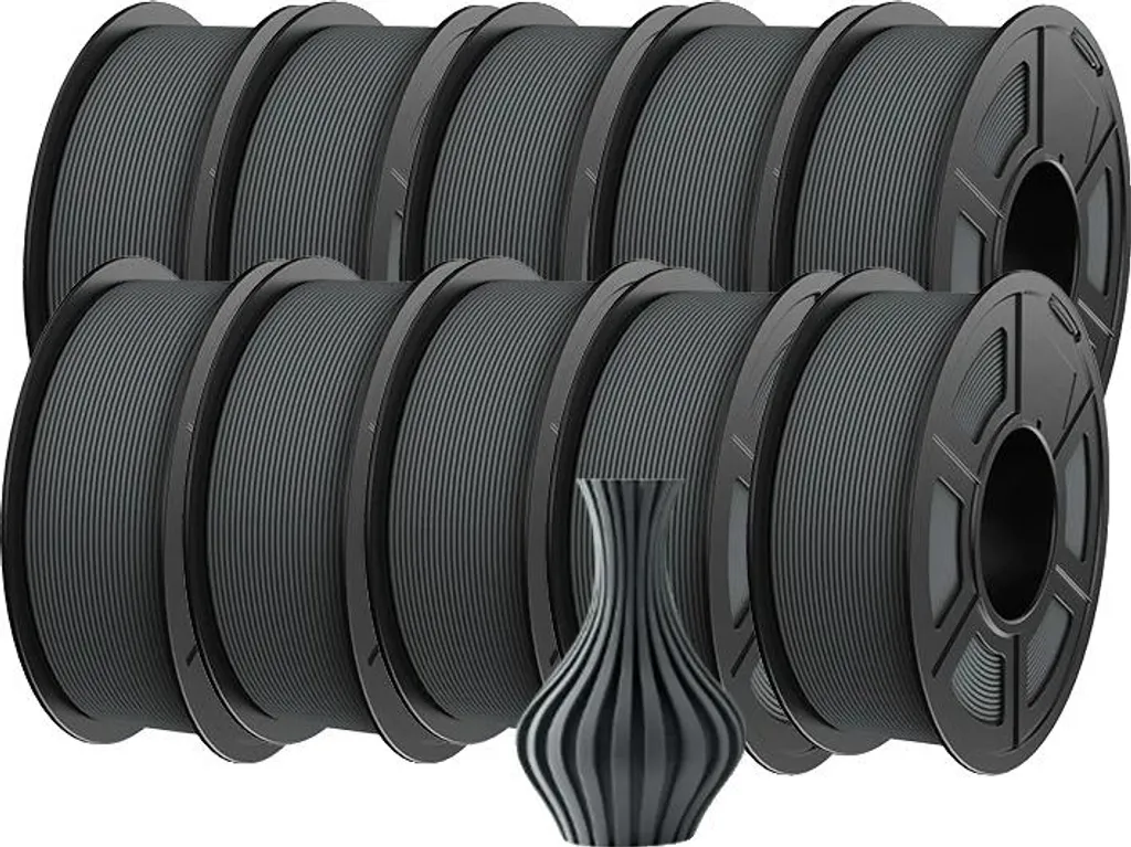 Filament PETG Gris 10Gray HSMPETG Haute Vitesse pour Imprimante 3D 1.75mm