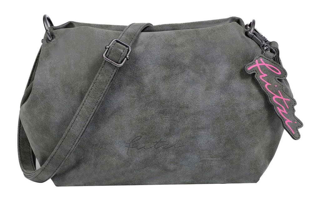 Fritzi aus Preußen Umhängetasche Joshi03 Vintage Crossbody Bag Anthra anthrazit