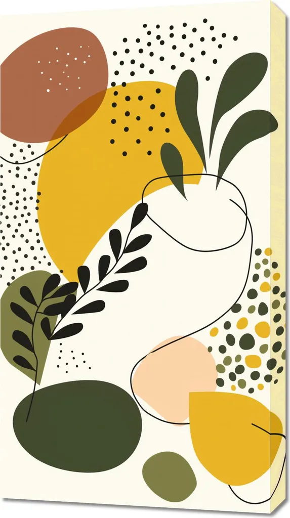 Quadro 50x90 cm Impressioni botaniche