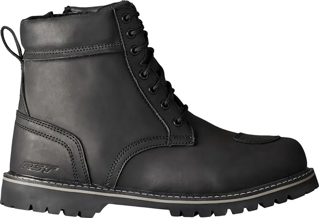 Bottes Moto en Cuir RST Roadster 3 Noir - Chaussures Montantes de Sécurité