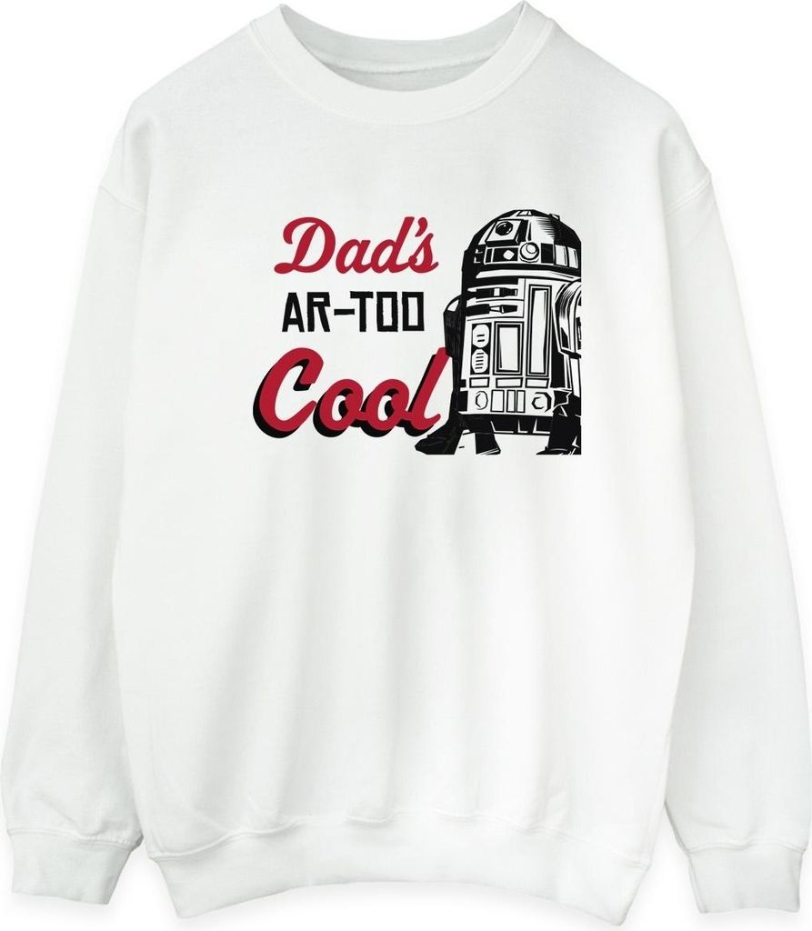 Star Wars - "Dads R2 Cool" Sweatshirt für Herren BI46097 (L) (Weiß)