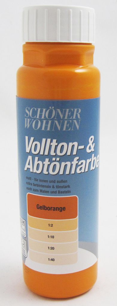 Schöner Wohnen Voll- und Abtönfarbe 250 ml gelborange