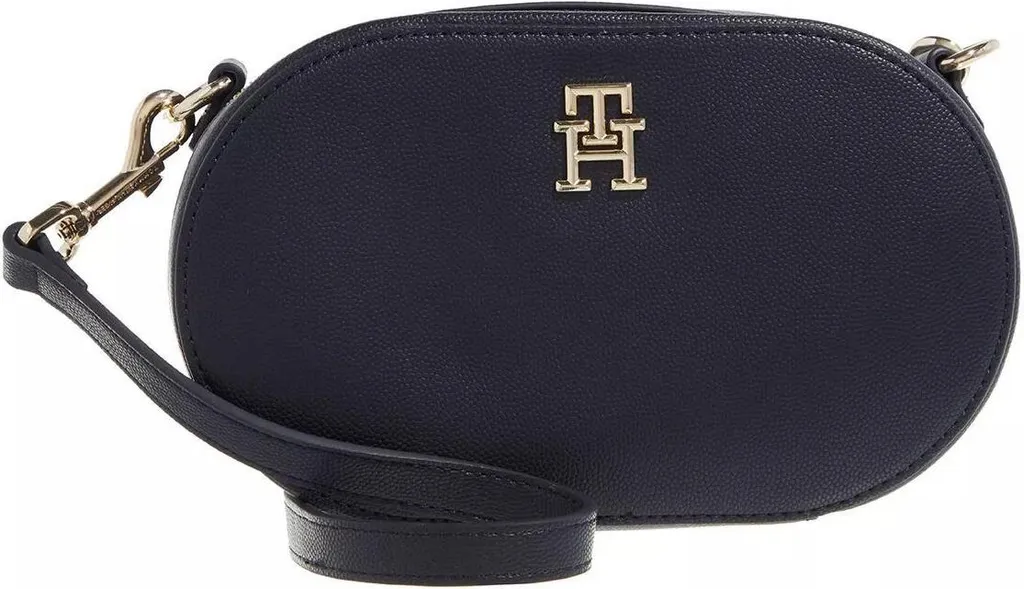 Petit Sac Bandoulière Th Timeless Camera Bag Tommy Hilfiger Bleu Marine
