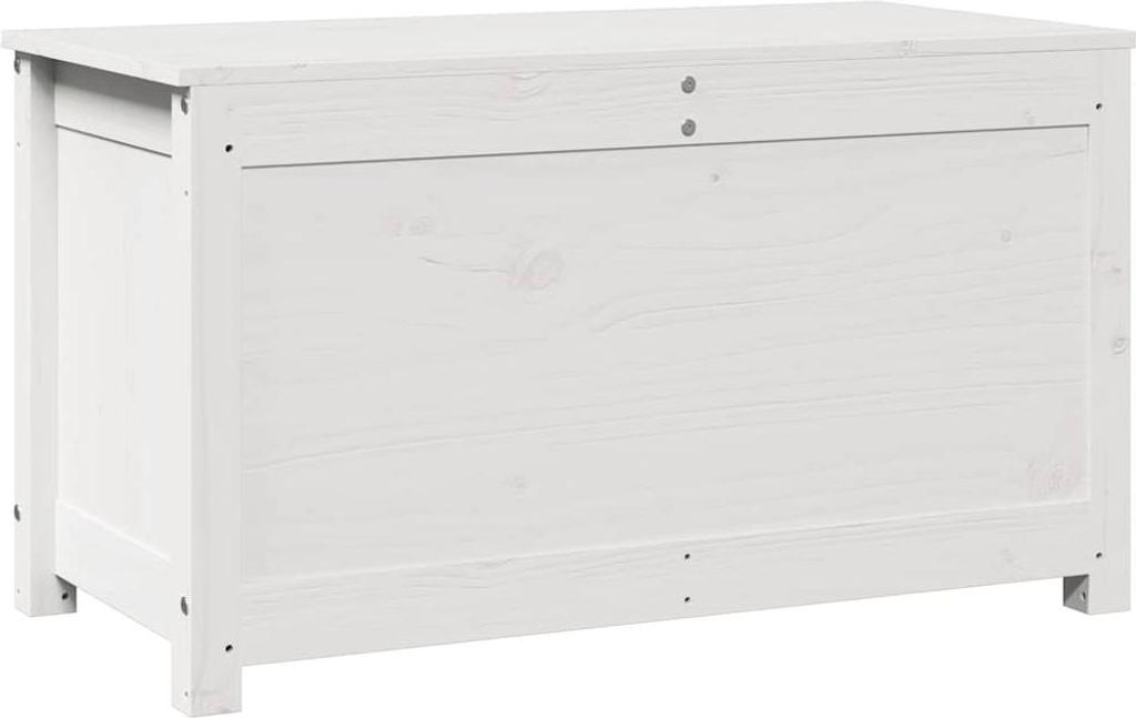 vidaXL Truhlica biela 80x40x45,5 cm Masívne borovicové Obrázok produktu 