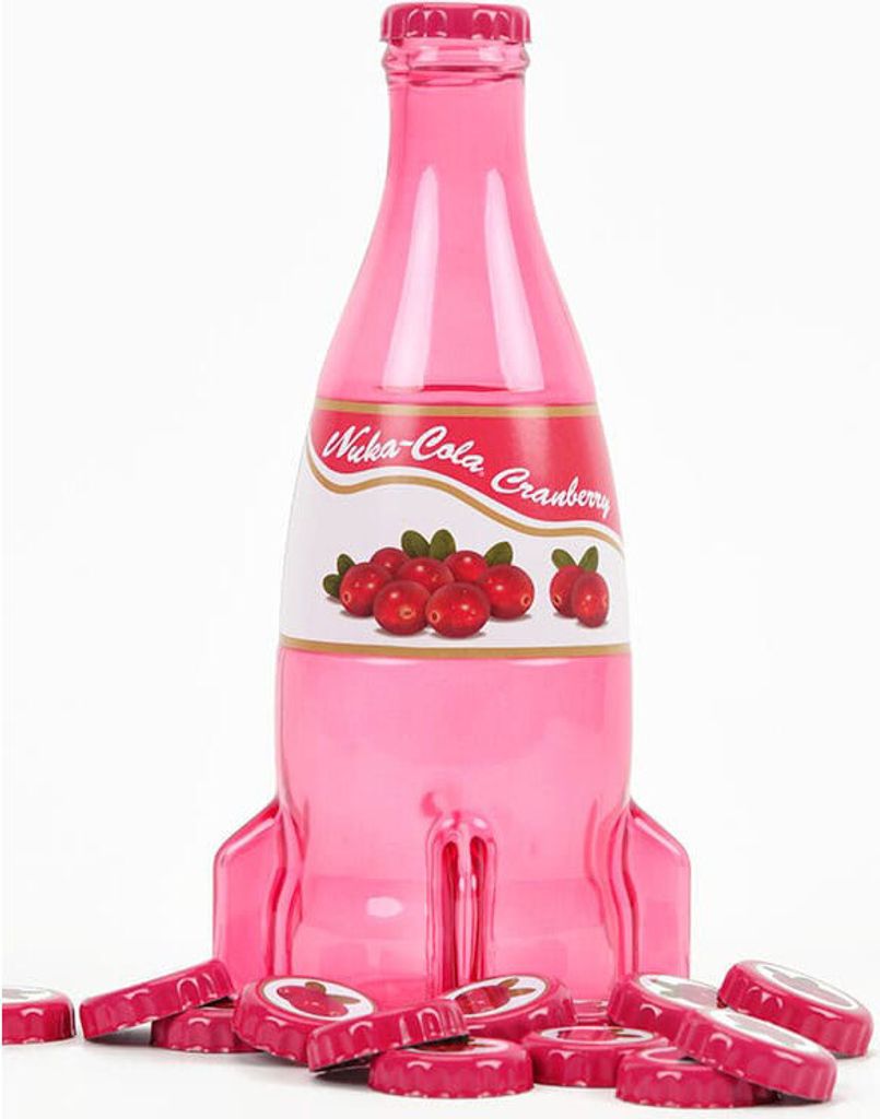 Fallout Botlle Series Glass Bottle & Cap Nuka Cola Cranberry
