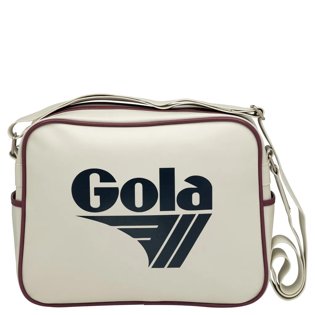 Petit Sac Bandoulière Gola Redford Style Vintage Ecru et Navy Chic