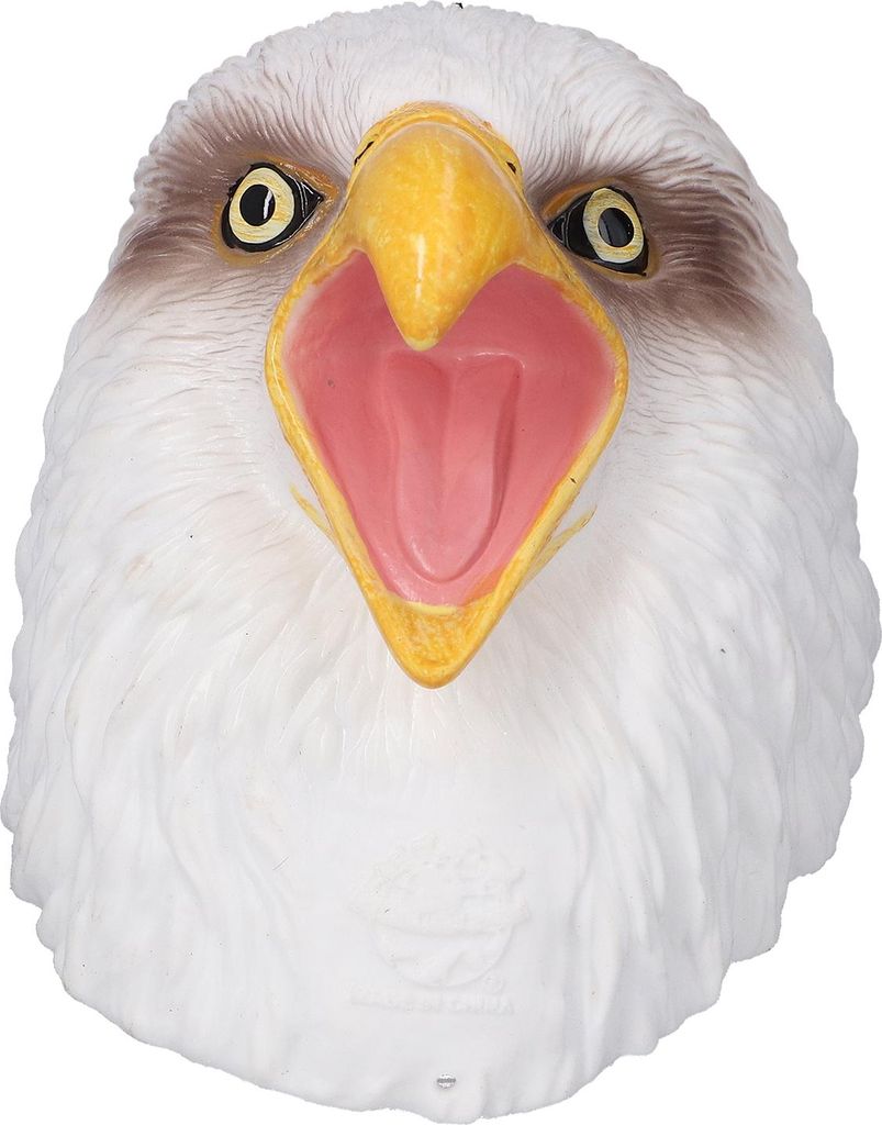 Weiße Adler-Handpuppe, lebensechtes Tierspielzeug, Kindergeburtstagsgeschenk zum Geschichtenerzählen