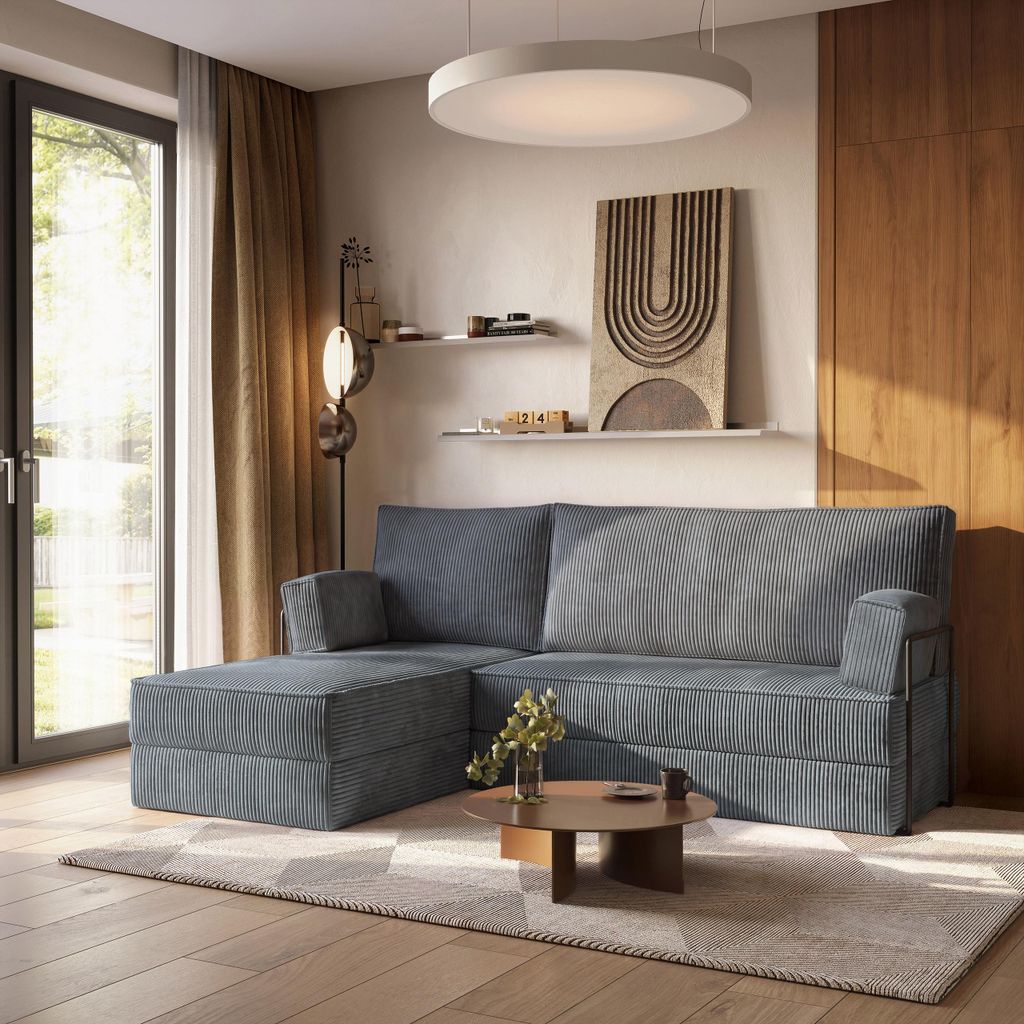 Masseno Ecksofa NOTIA mit Metallgestell, Modulares Produktbild 
