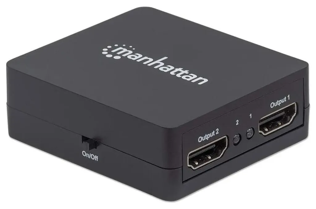 Splitter HDMI 2 ports Manhattan pour diffuser vers deux moniteurs 1080p - 5