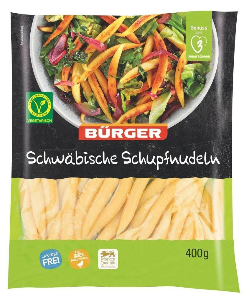 Bürger - Schwäbische Schupfnudeln, 400 g Beutel