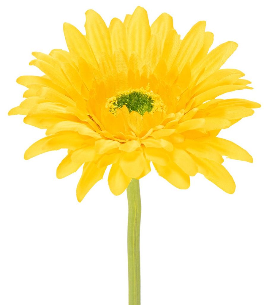 Künstliche Gerbera Dekoblume flexible Stiele Kunstpflanze, 6 Stück