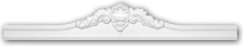 PROFHOME 154014 Pediment Türumrandung Stuckeinrichtungs aus Polyurethan