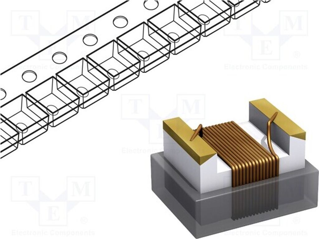 2x Drossel: Draht 1210 SMD 1200nH 310mA 2,38Ω Q: 35 ftest: 7,9MHz 1210AS-1R2K-01