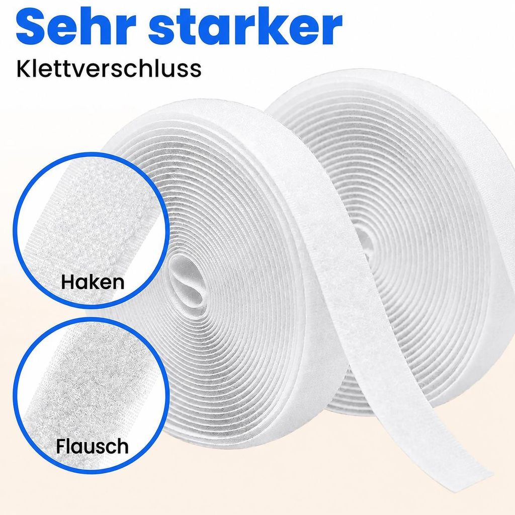 40x Tarkdak Klettband Selbstklebend Extra Stark – Produktbild-Vorschau 6