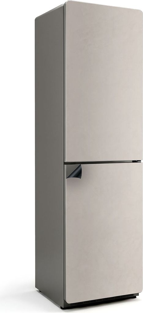 Farbe Hellbeige – Magnetische Kühlschrank Abdeckung – Dekorfolie magnetisch Küche – Kühlschrank Magnet Deko – selbstklebende Magnettafel...