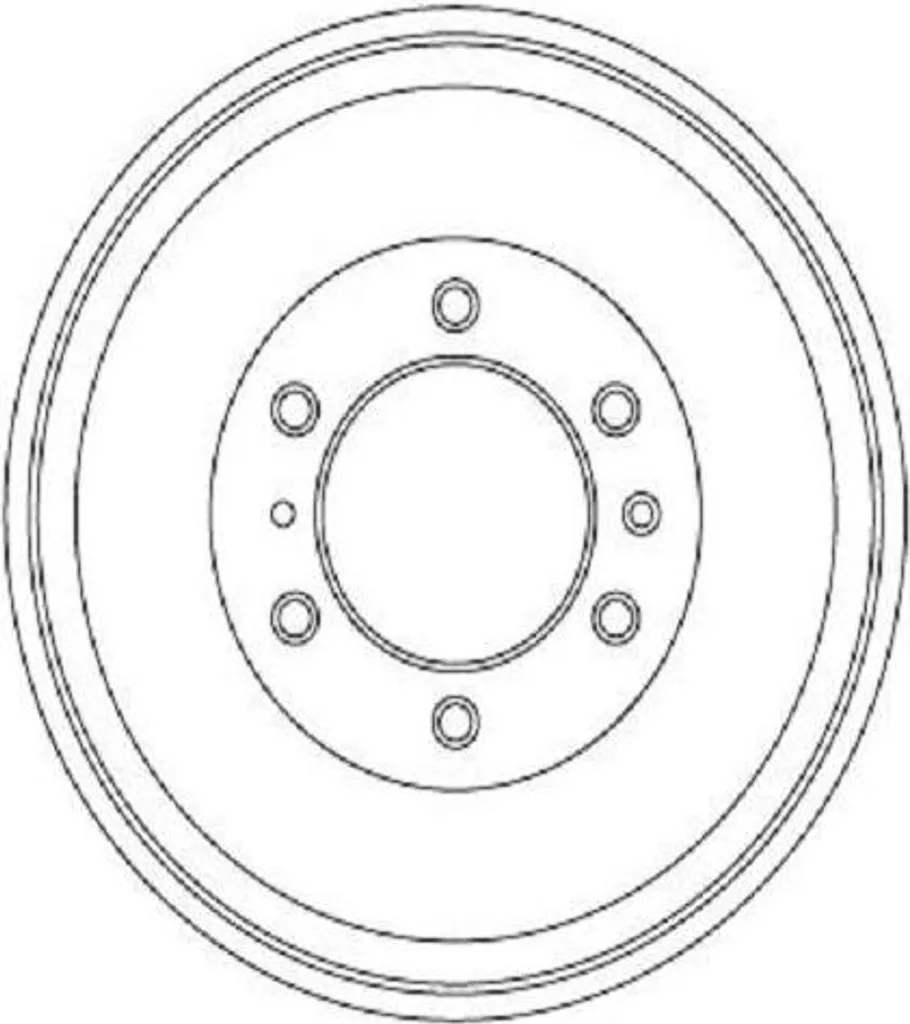 Paire de tambours de frein TRW DB4452 haute résistance pour ISUZU D-MAX