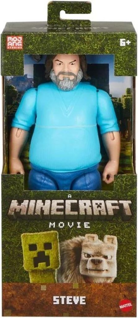 Ein Minecraft Film Actionfigur Steve 30 cm Produktbild 