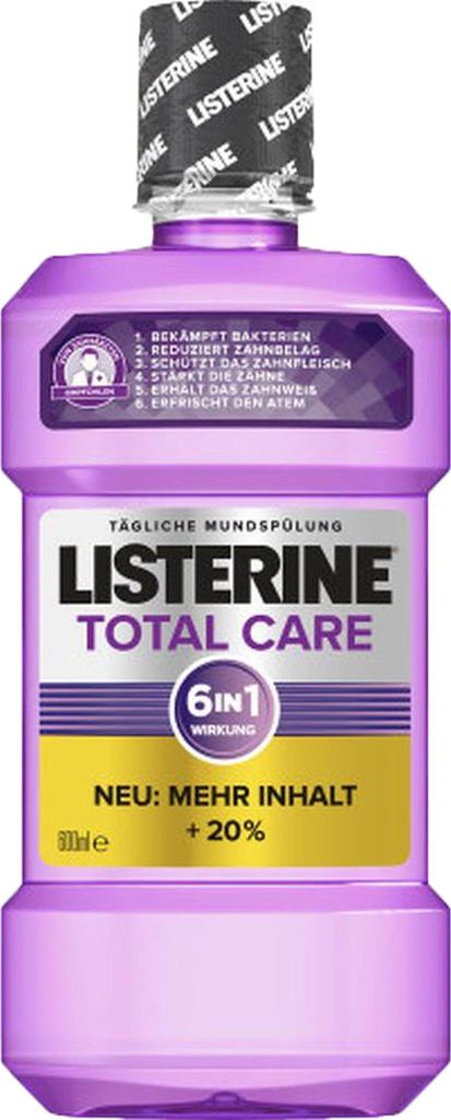 Listerine, Total Care, Antibakterielles Mundwasser, 600 ml