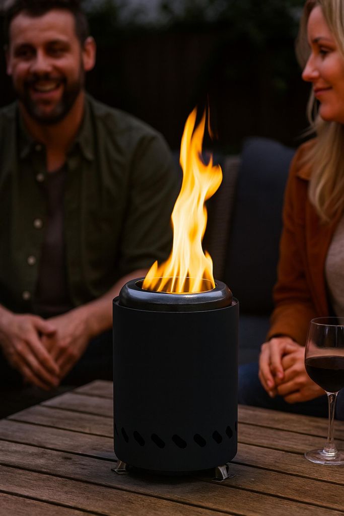 JW Eden Outdoor Tischfeuer PureFlame aus Edelstahl 2740-03 Produktbild 
