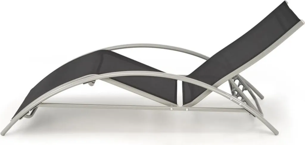 Ensemble chaises longues EMBOLO durables et table basse anti-corrosion