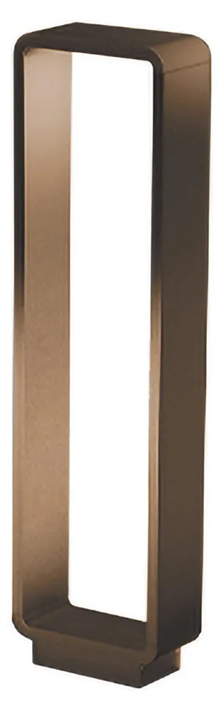 Borne Lumineuse LED Stola 11W 3000K IP65 Aluminium Couleur Corten 60cm