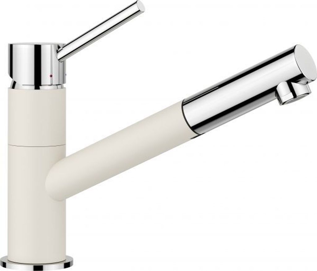 Blanco Küchenarmatur mit Handbrause KANO-S chrom softweiß 527655