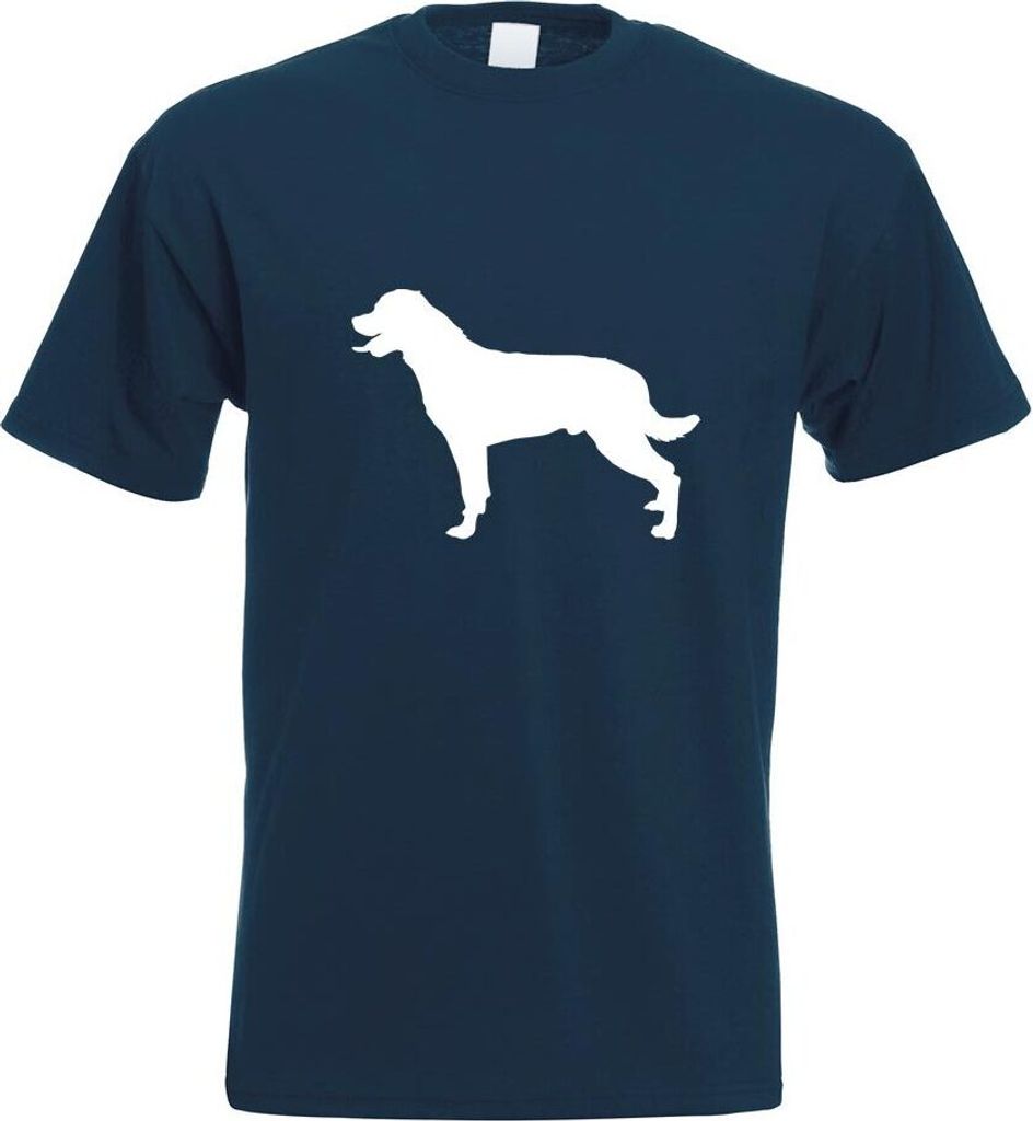 Kiwistar - T-Shirt - Navy - Rottweiler Hunderasse Dog Herren Funshirt Bedruckt Design Sprüche Spruch Motive - mit Motiv Bedruckt - Funshirt Design...