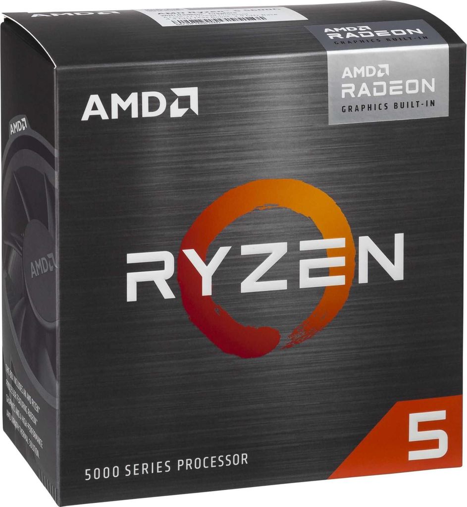 AMD Ryzen 5 5600G 65W (3,9GHz - 4,4GHz, 16MB, 6C/12T) AM4 Produktbild 